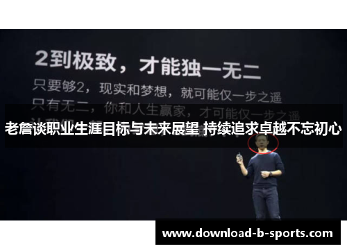 老詹谈职业生涯目标与未来展望 持续追求卓越不忘初心 老詹谈职业生涯目标与未来展望 持续追求卓越不忘初心